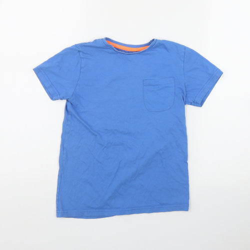 Dunnes Stores Boys Black  Cotton Basic T-Shirt Size 9 Years Round Neck