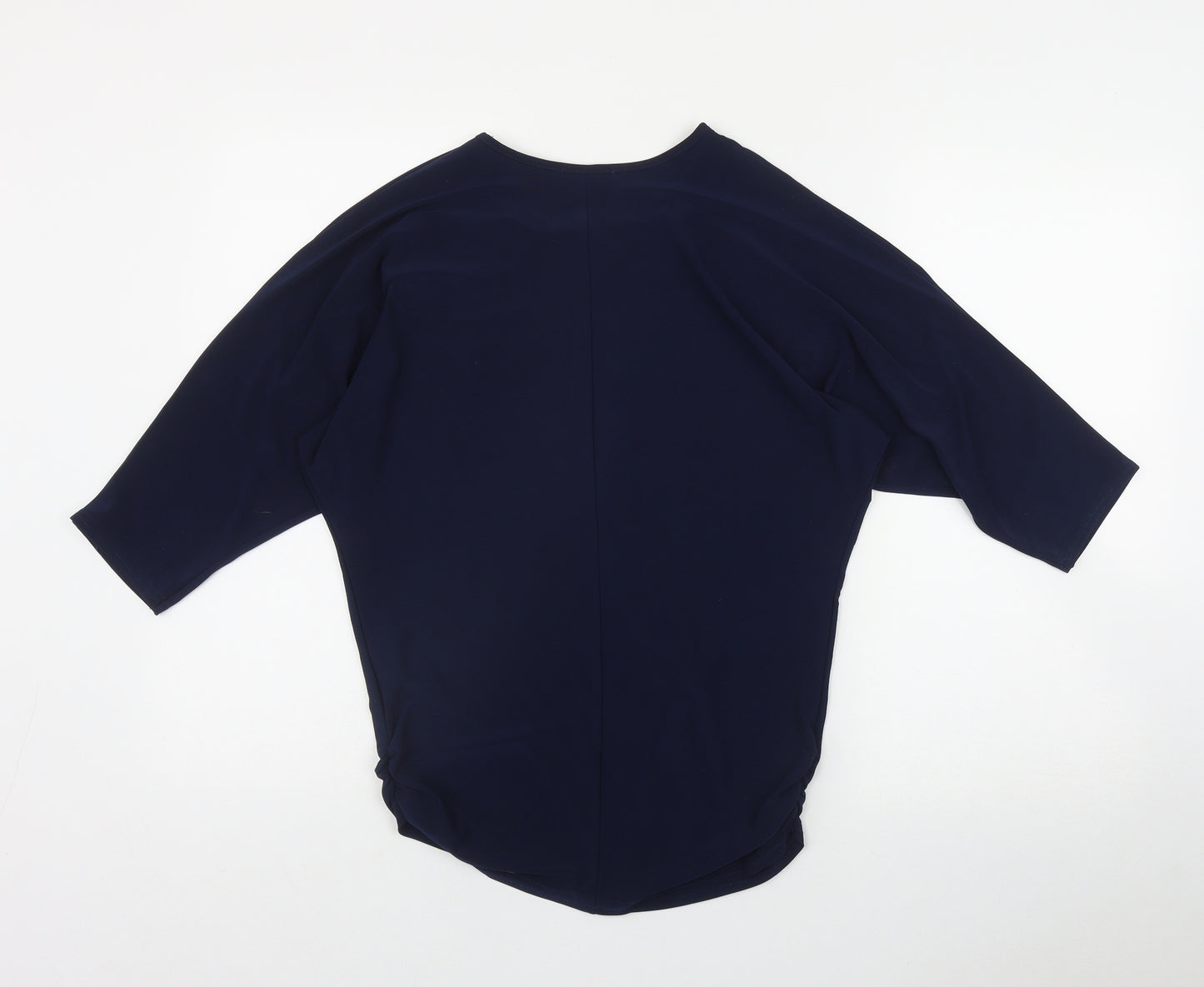 Quiz Womens Blue  Polyester Basic T-Shirt Size 8 Round Neck
