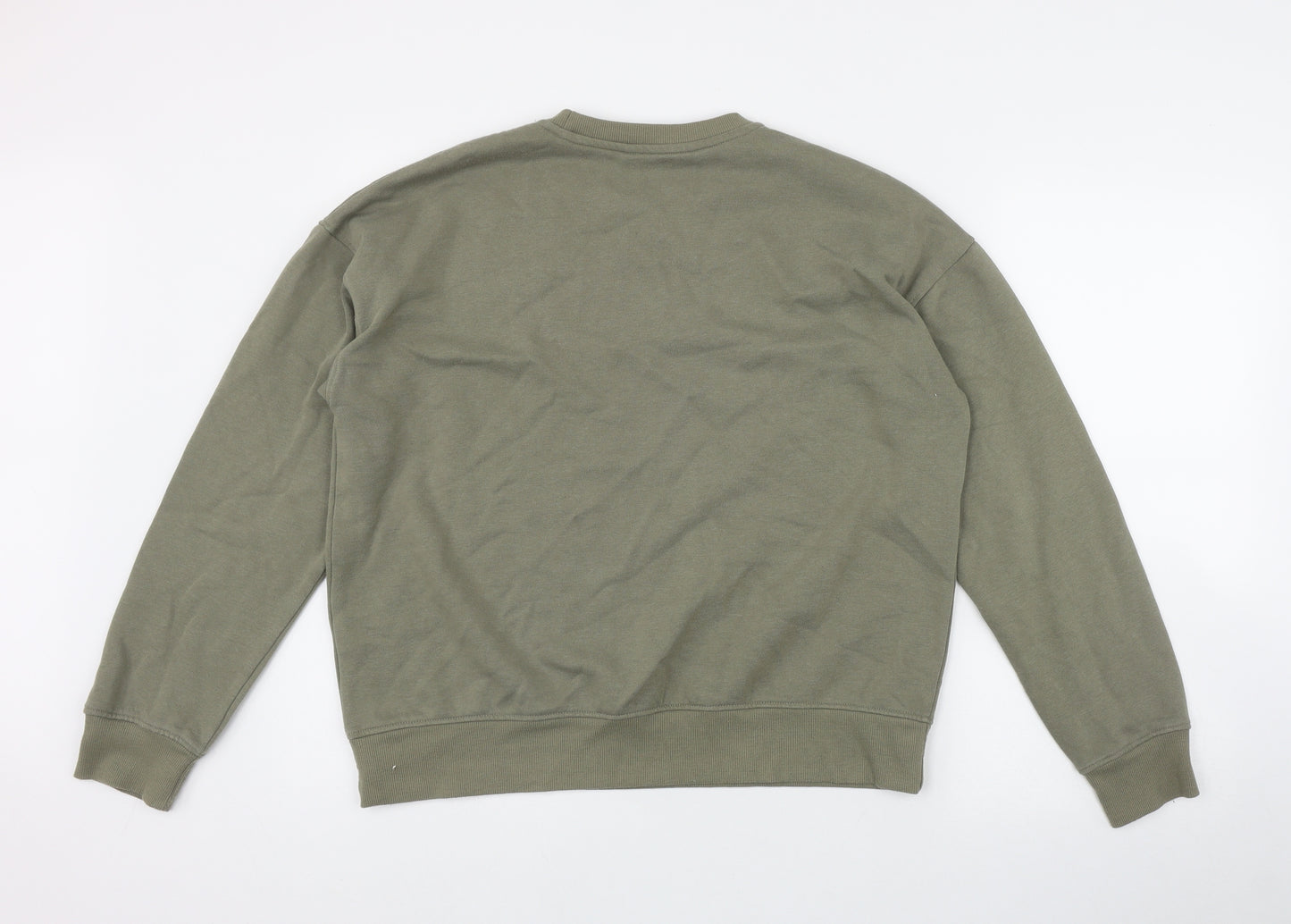 Primark Womens Green  Cotton Pullover Sweatshirt Size 10