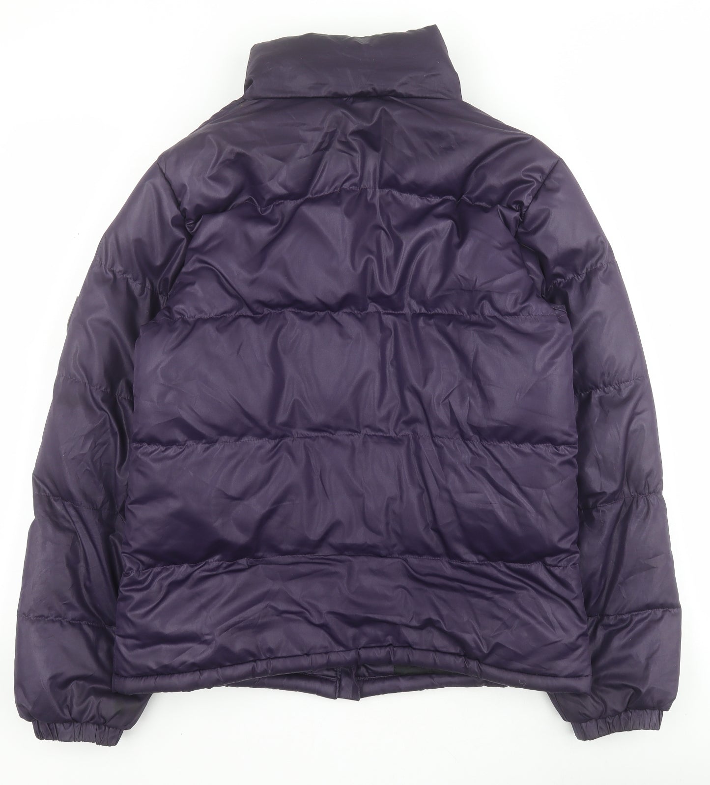 Voodoo Dolls Womens Purple   Puffer Jacket Coat Size 12  Zip