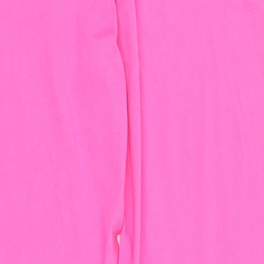 Primark Womens Pink Solid 100% Cotton Top Lounge Pants Size M  Drawstring - Paul Frank