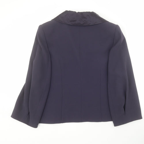 GOLD by Michael H Womens Blue   Jacket  Size 14  Button