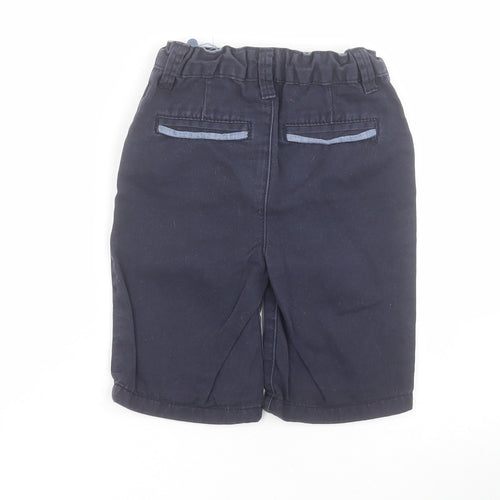 Primark Baby Blue  100% Cotton Capri Trousers Size 18-24 Months  Snap