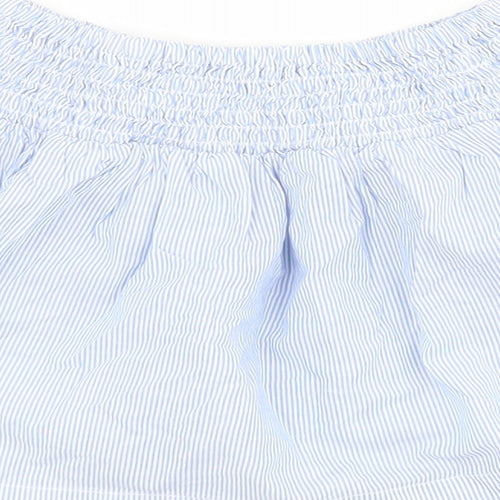 H&M Girls Blue Striped 100% Cotton Tutu Skirt Size 2 Years  Regular Pull On