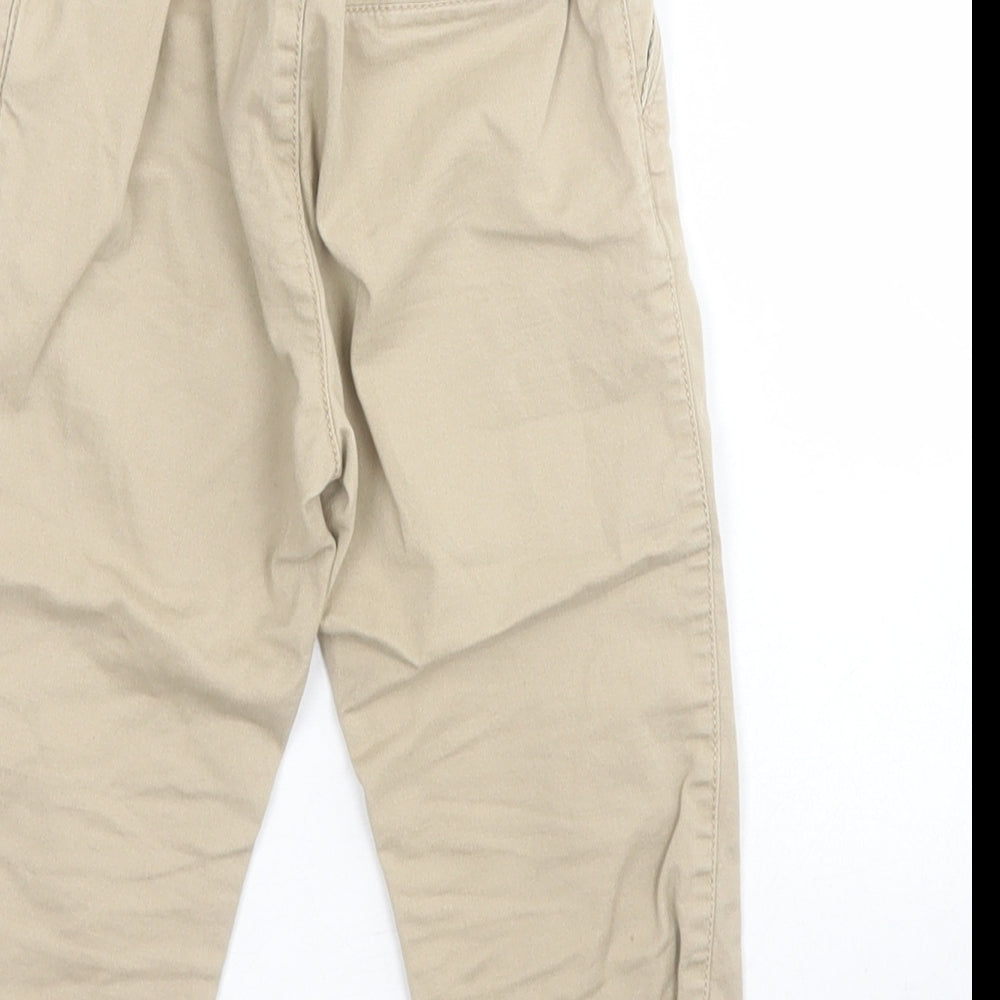 Gap Baby Beige  Cotton Cargo Trousers Size 18-24 Months  Snap