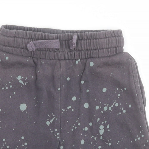 Mothercare Baby Grey  100% Cotton Jogger Trousers Size 12-18 Months  Drawstring