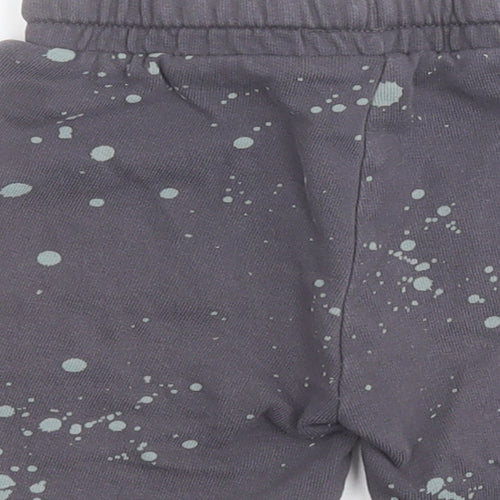 Mothercare Baby Grey  100% Cotton Jogger Trousers Size 12-18 Months  Drawstring