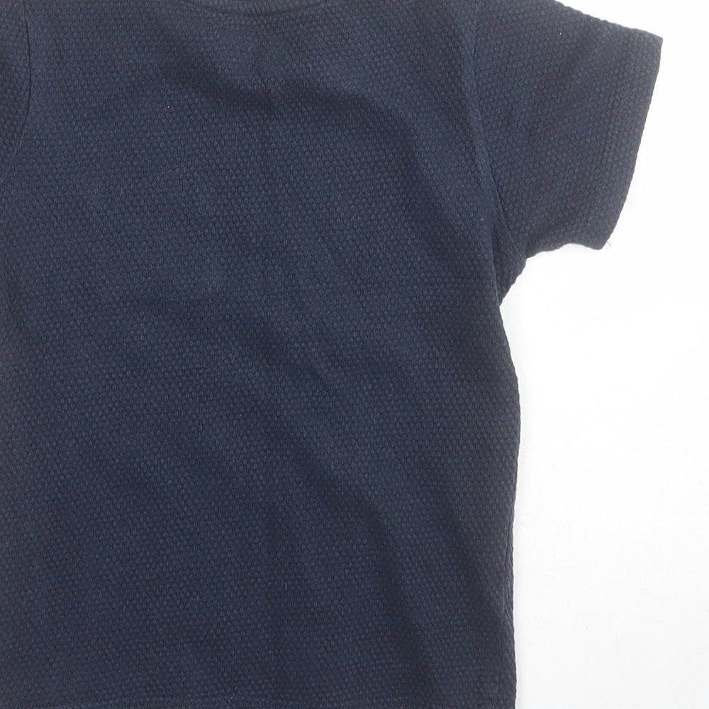 Primark Baby Blue  100% Cotton Pullover Polo Size 18-24 Months Round Neck Pullover
