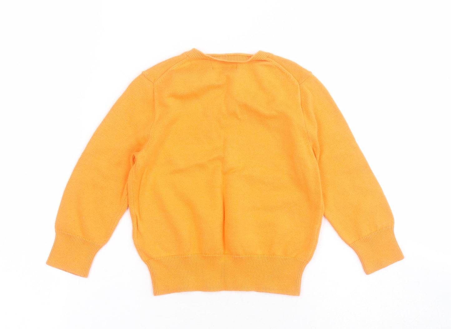 Ralph Lauren Baby Orange  100% Cotton Pullover Jumper Size 24 Months  Pullover