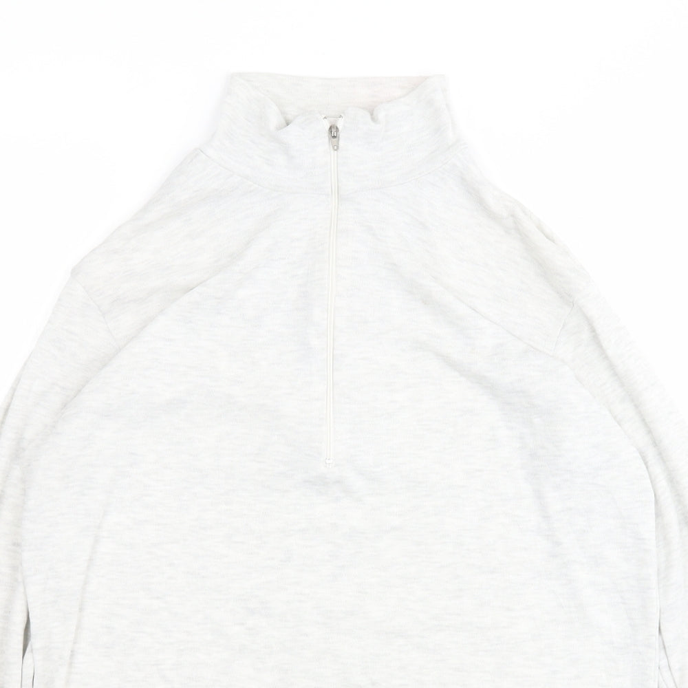 Patagonia Mens Grey  Polyester Pullover Sweatshirt Size M