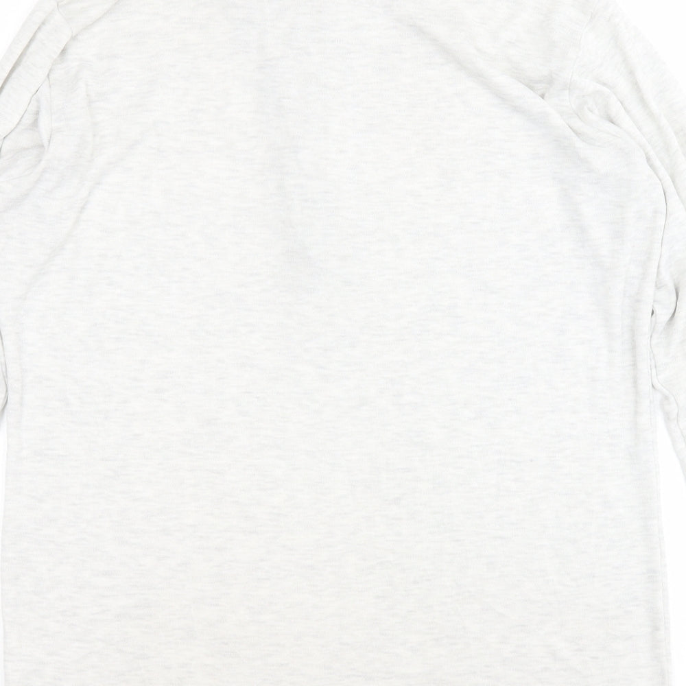 Patagonia Mens Grey  Polyester Pullover Sweatshirt Size M