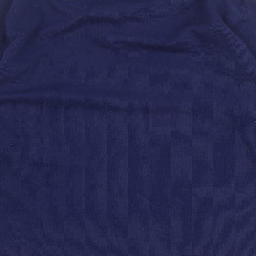 Bonmarche Womens Blue  Polyester Pullover Sweatshirt Size S  Zip