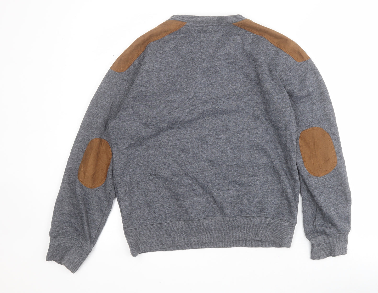 Primark Boys Grey  Polyester Pullover Sweatshirt Size 11-12 Years  Pullover