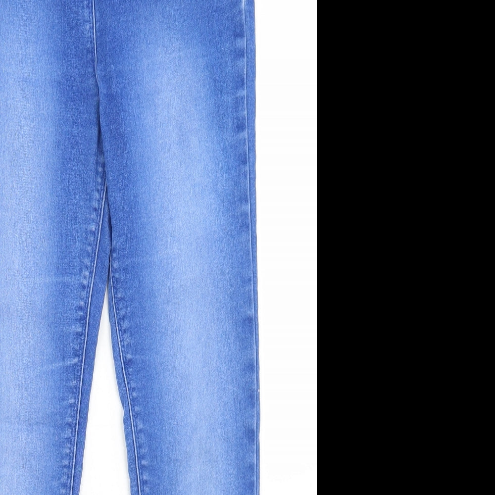 George Girls Blue  Cotton Jegging Jeans Size 10-11 Years  Regular