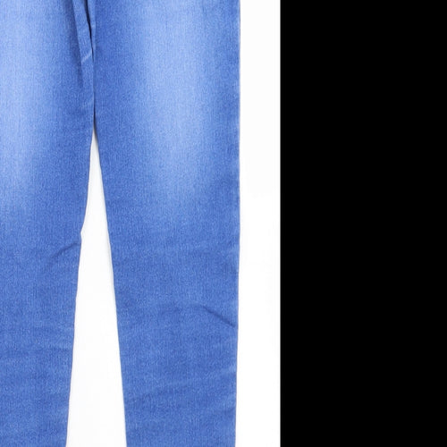 George Girls Blue  Cotton Jegging Jeans Size 10-11 Years  Regular