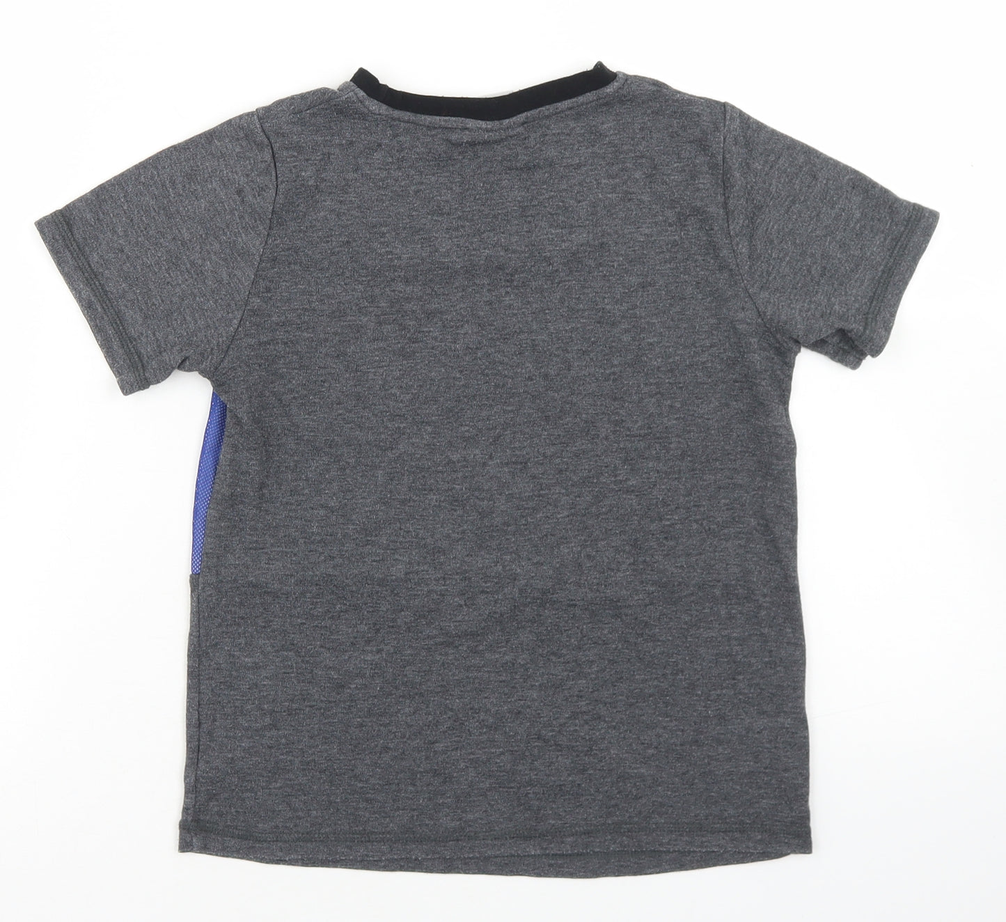 George Boys Grey  Polyester Basic T-Shirt Size 9-10 Years Crew Neck  - Sonic The Hedgehog