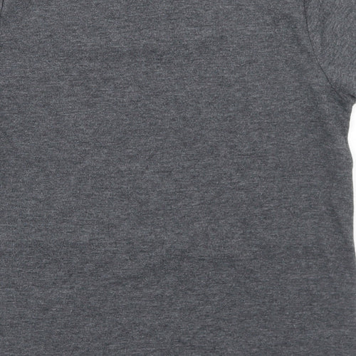 George Boys Grey  Polyester Basic T-Shirt Size 9-10 Years Crew Neck  - Sonic The Hedgehog