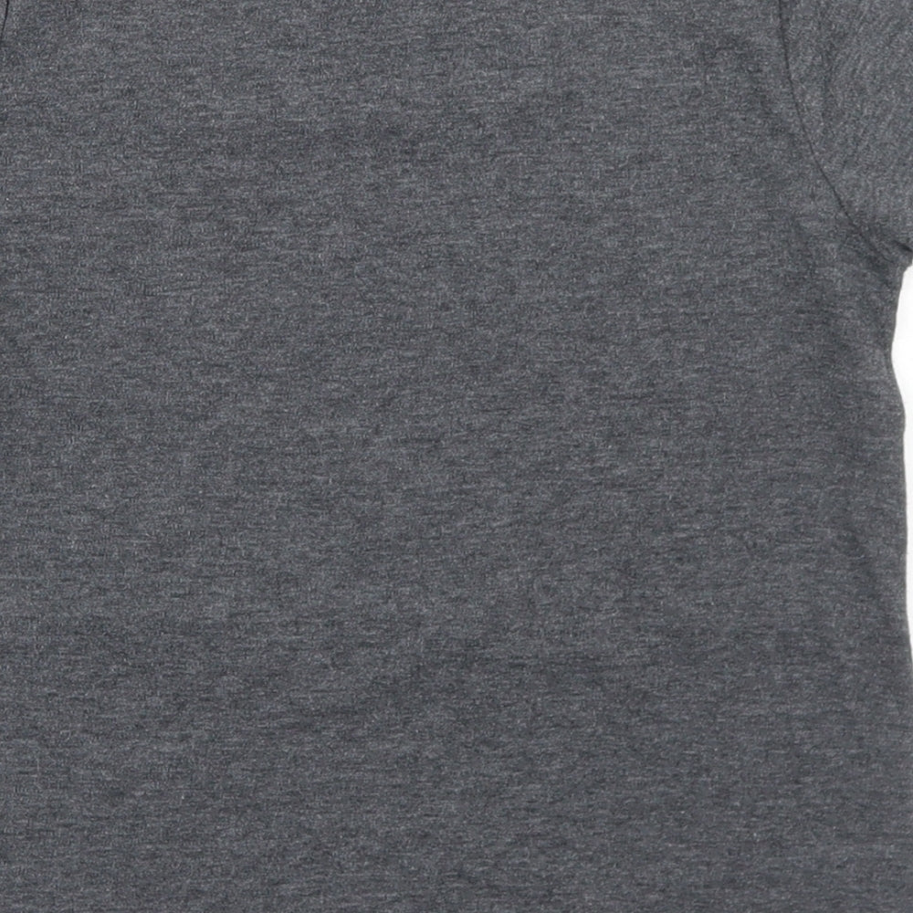 George Boys Grey  Polyester Basic T-Shirt Size 9-10 Years Crew Neck  - Sonic The Hedgehog