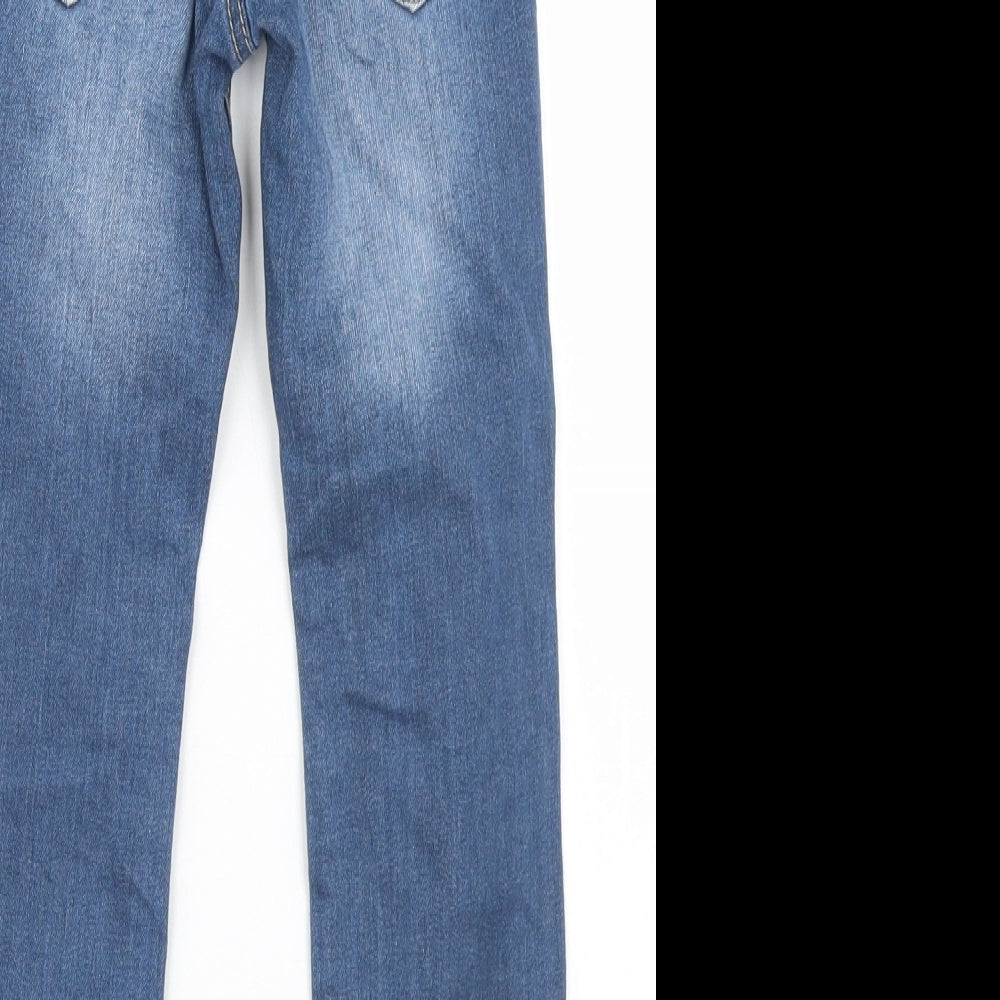 TU Boys Blue  Cotton Skinny Jeans Size 5-6 Years  Regular Button