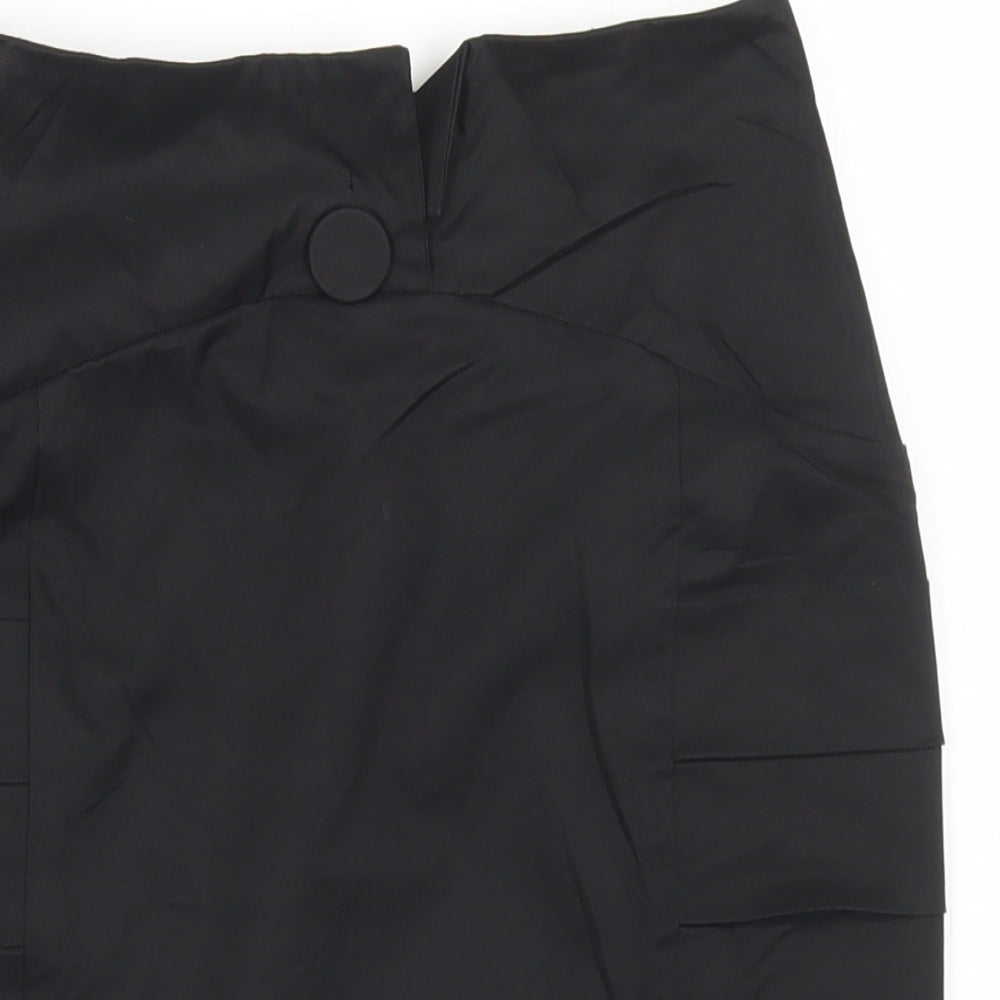Cooper St Womens Black  Polyester Straight & Pencil Skirt Size 6   Zip
