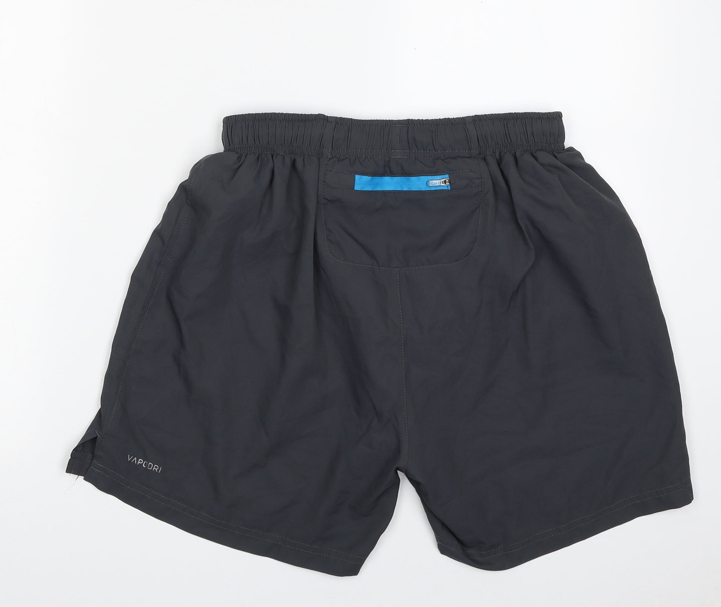 Canterbury Mens Grey  Polyester Sweat Shorts Size M  Regular Drawstring - VAPODRI