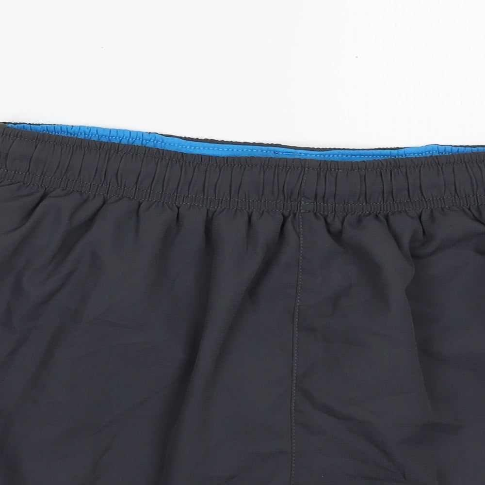 Canterbury Mens Grey  Polyester Sweat Shorts Size M  Regular Drawstring - VAPODRI