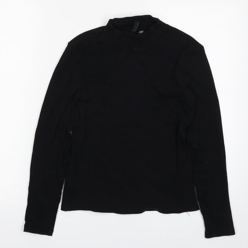 VERO MODA Womens Black  Cotton Pullover Sweatshirt Size M  Pullover