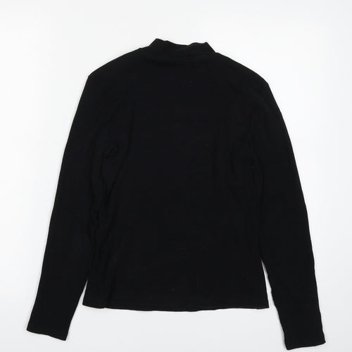 VERO MODA Womens Black  Cotton Pullover Sweatshirt Size M  Pullover