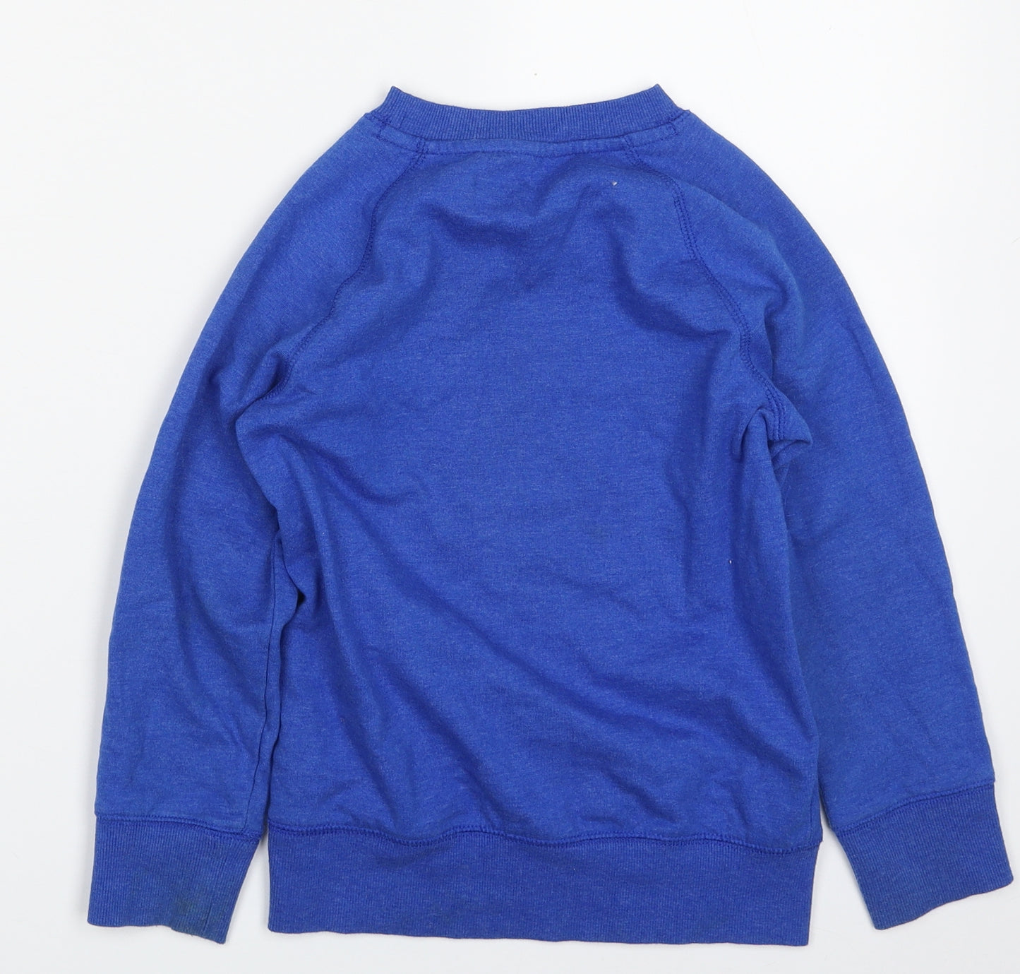 George Boys Blue  Cotton Pullover Sweatshirt Size 6-7 Years  Pullover - New York City