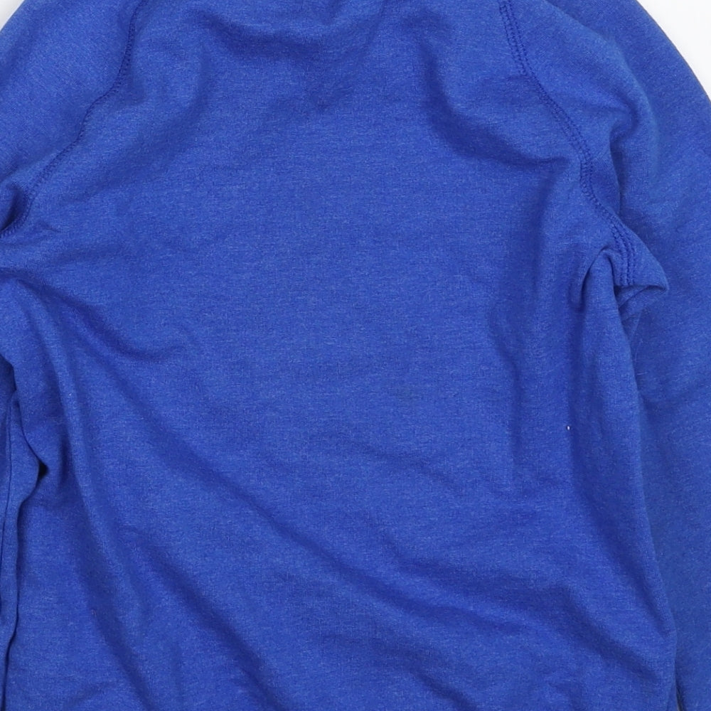 George Boys Blue  Cotton Pullover Sweatshirt Size 6-7 Years  Pullover - New York City