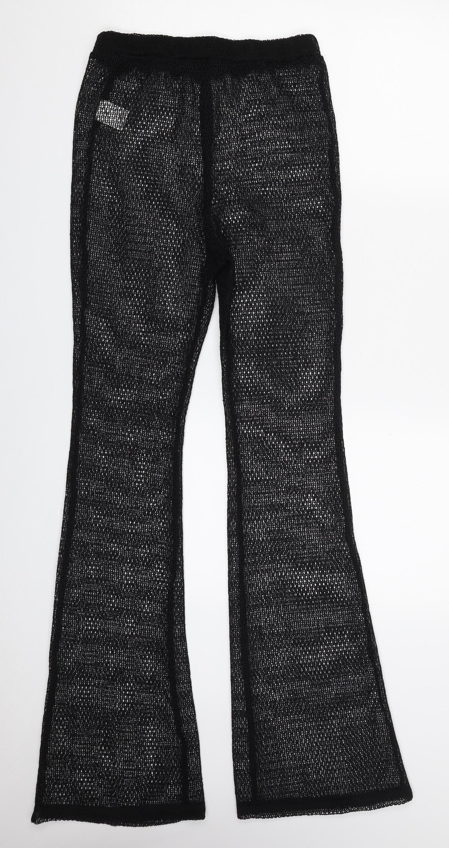 SheIn Womens Black  Polyester Trousers  Size XS L32 in Regular