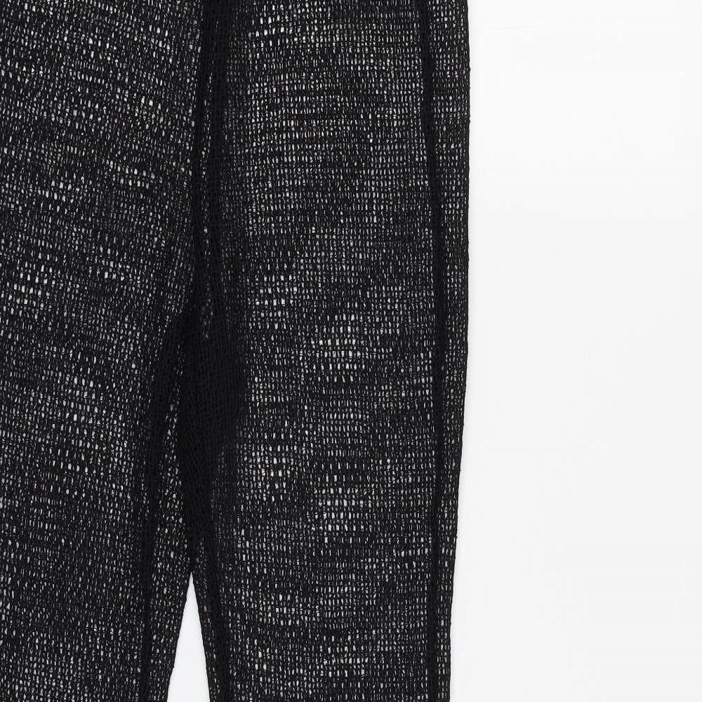 SheIn Womens Black  Polyester Trousers  Size XS L32 in Regular