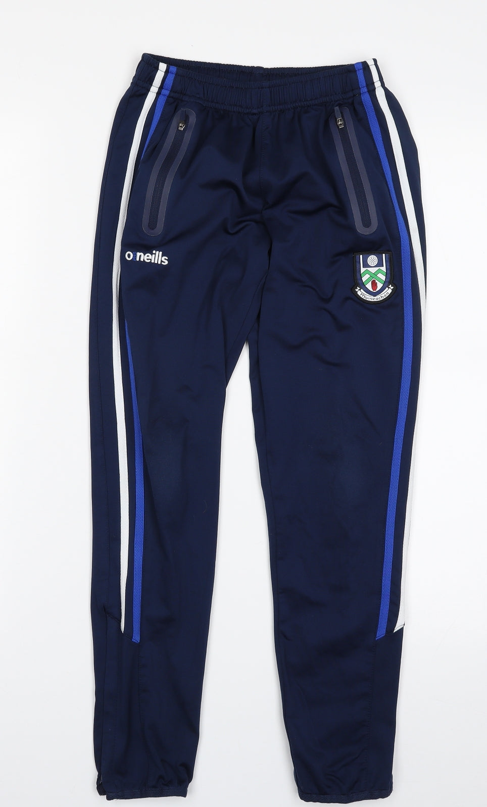 O'neills Boys Blue  100% Polyester Jogger Trousers Size 9 Years  Athletic Drawstring - Monaghan