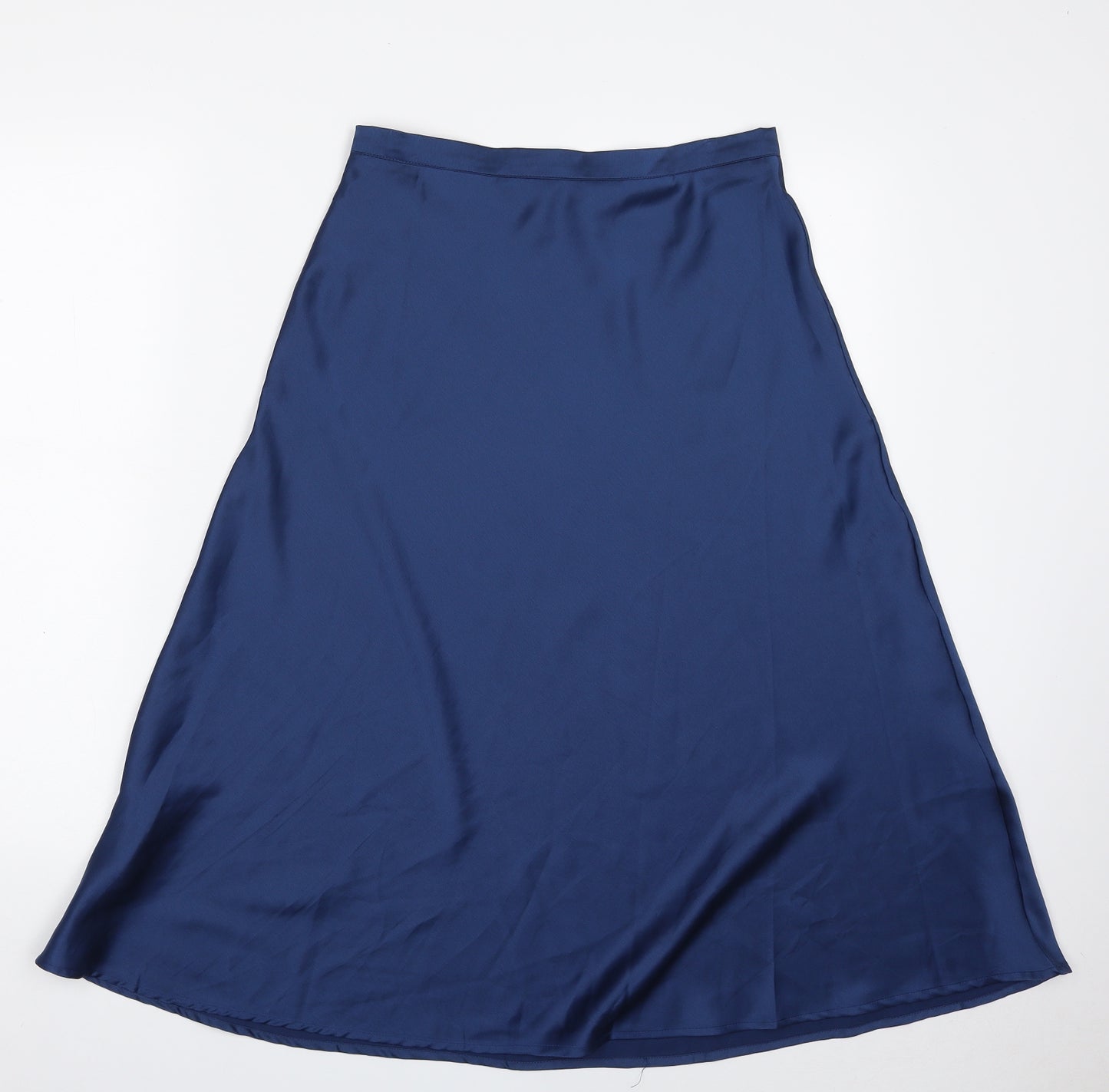 Nasty Gal Womens Blue  Polyester A-Line Skirt Size M   Zip