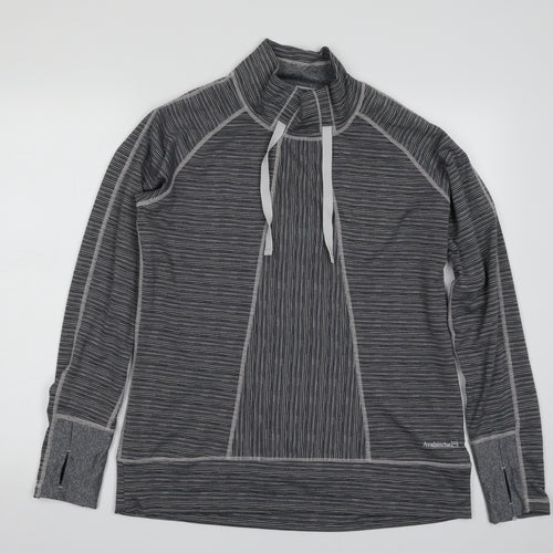 Avalanche Womens Grey  Polyester Pullover Sweatshirt Size L  Pullover - Activewear