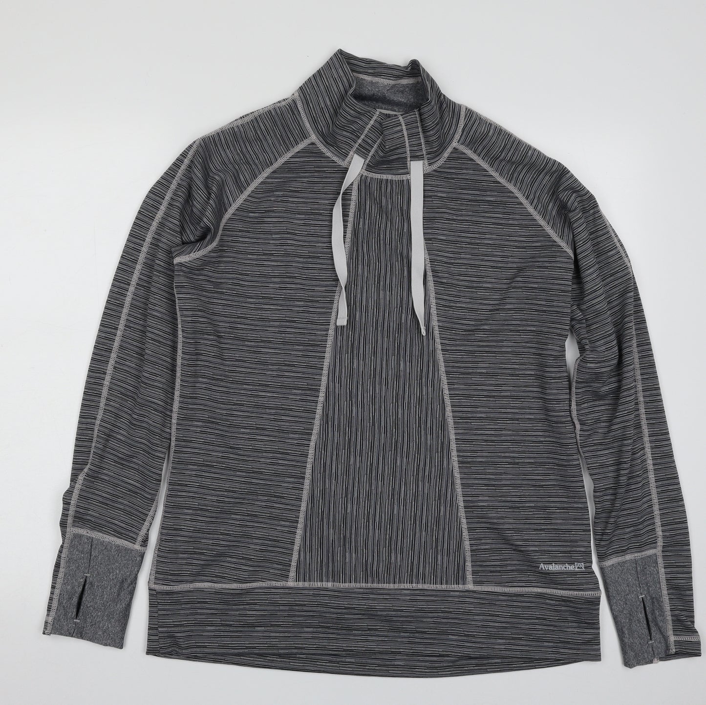 Avalanche Womens Grey  Polyester Pullover Sweatshirt Size L  Pullover - Activewear