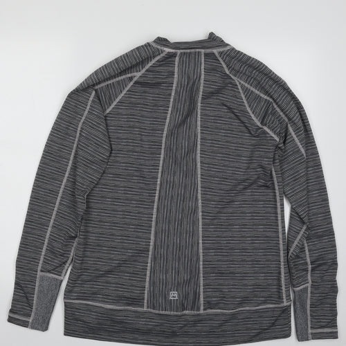 Avalanche Womens Grey  Polyester Pullover Sweatshirt Size L  Pullover - Activewear
