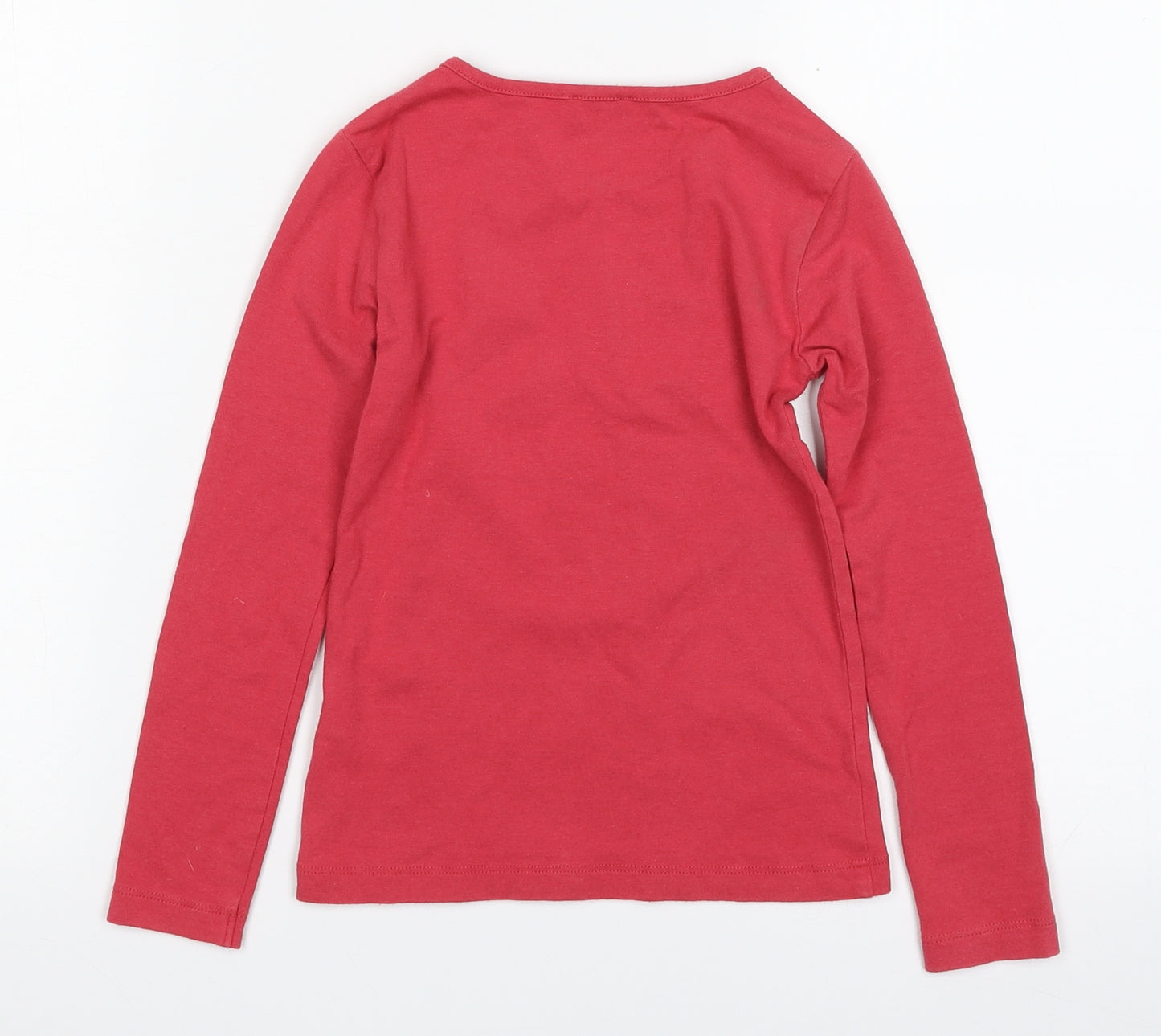 Paul Smith Girls Pink  Modal Pullover T-Shirt Size 8 Years Crew Neck Pullover - WISH