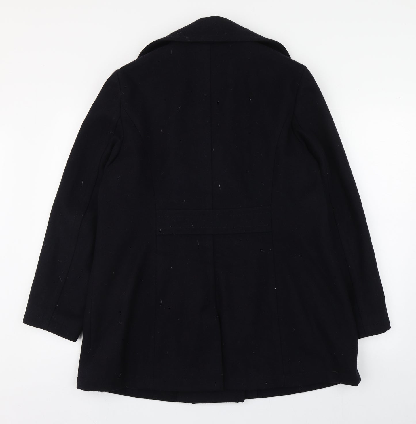 Per Una Womens Blue   Overcoat Coat Size 18  Button