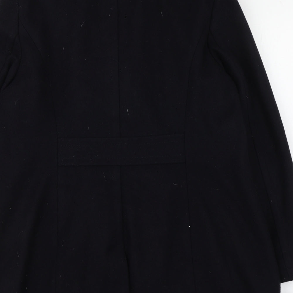 Per Una Womens Blue   Overcoat Coat Size 18  Button