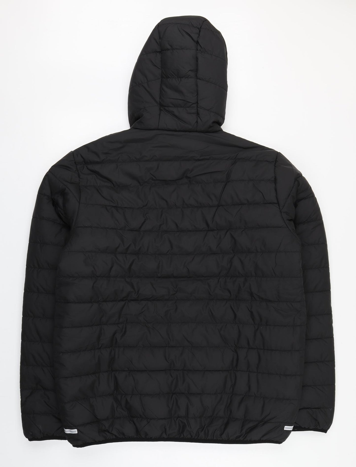 Result Colour Mens Black   Parka Coat Size XL  Zip