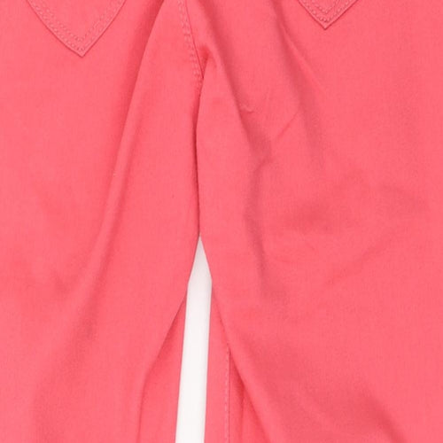 Eden Womens Pink  Cotton Jegging Jeans Size 12 L25 in Regular