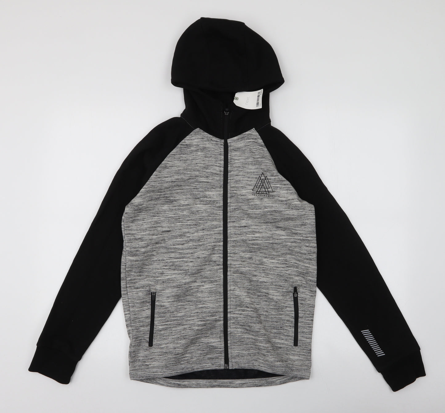 NEXT Boys Multicoloured  Cotton Full Zip Hoodie Size 12 Years  Zip