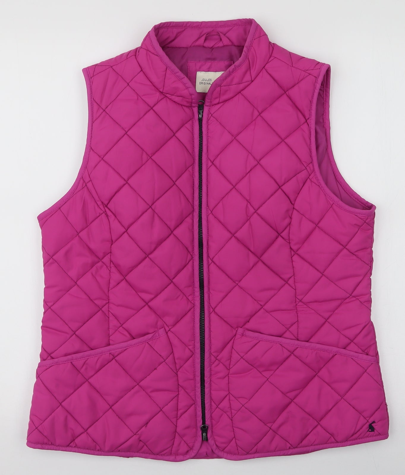 Joules Womens Pink   Gilet Jacket Size 14  Zip