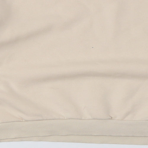 H&M Womens Beige  Cotton Pullover Sweatshirt Size M  Pullover - Compassionate