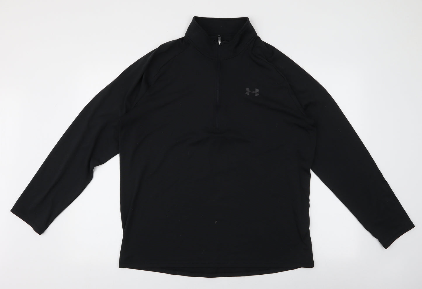 Under armour Mens Black  Polyester Pullover Sweatshirt Size XL