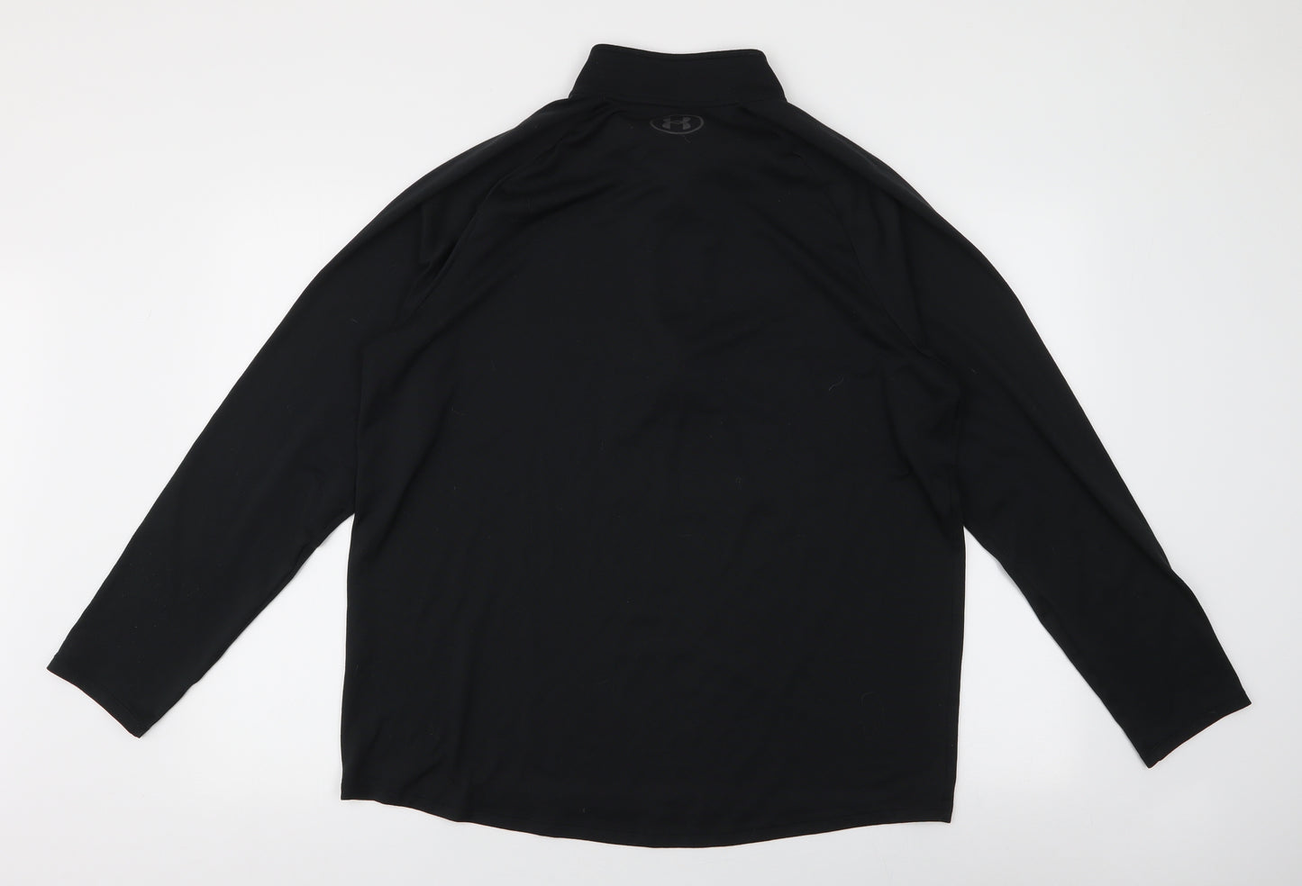 Under armour Mens Black  Polyester Pullover Sweatshirt Size XL