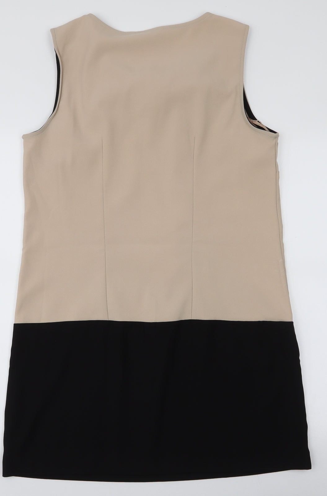 A Wear Womens Beige  Polyester A-Line  Size 14  Round Neck Pullover