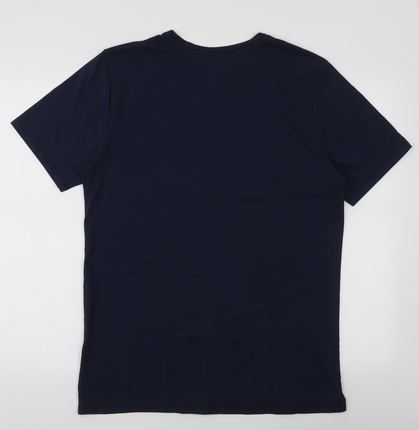 Nike Mens Blue  Polyester  T-Shirt Size M Round Neck