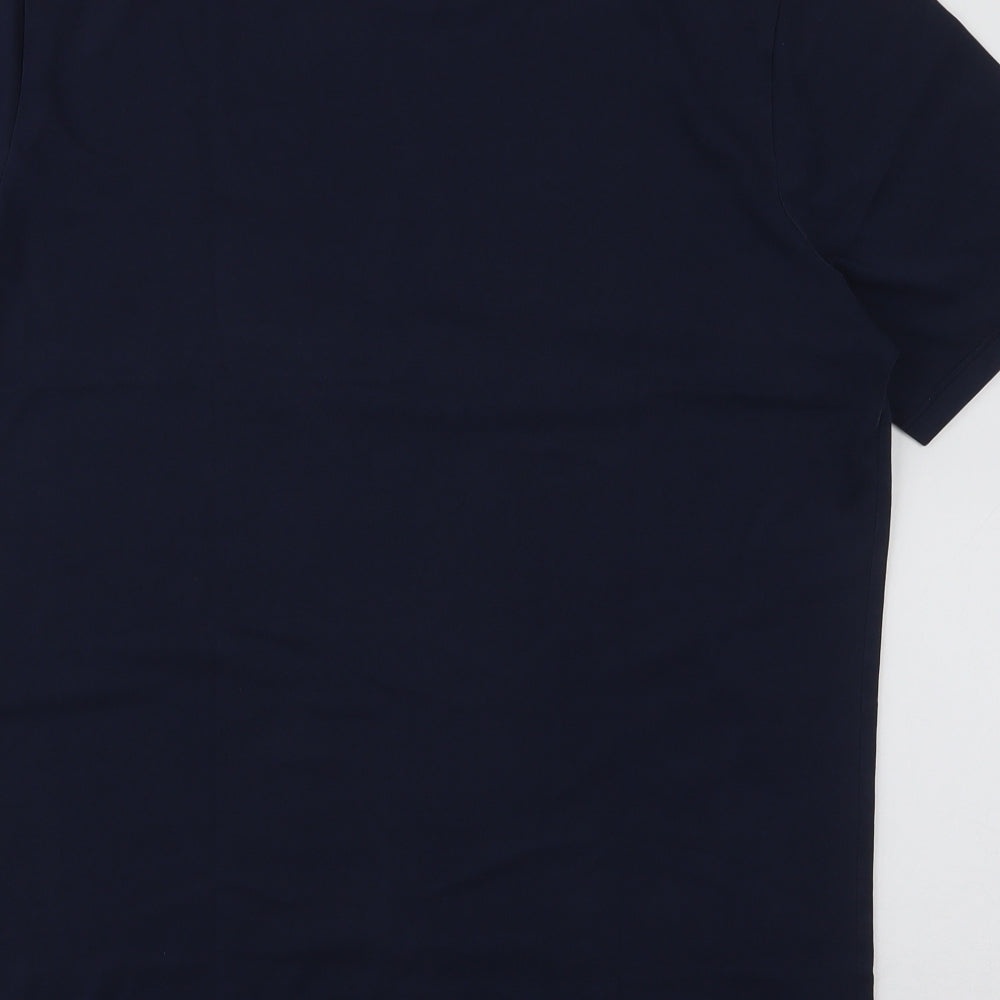 Nike Mens Blue  Polyester  T-Shirt Size M Round Neck